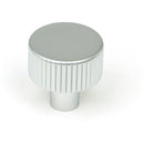 From The Anvil - Judd Cabinet Knob - 25mm (Plain) - Satin Chrome - 50412 - Choice Handles