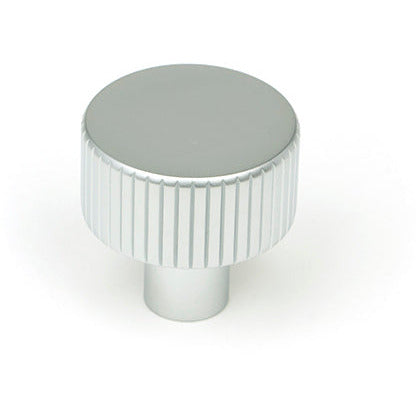 From The Anvil - Judd Cabinet Knob - 25mm (Plain) - Satin Chrome - 50412 - Choice Handles