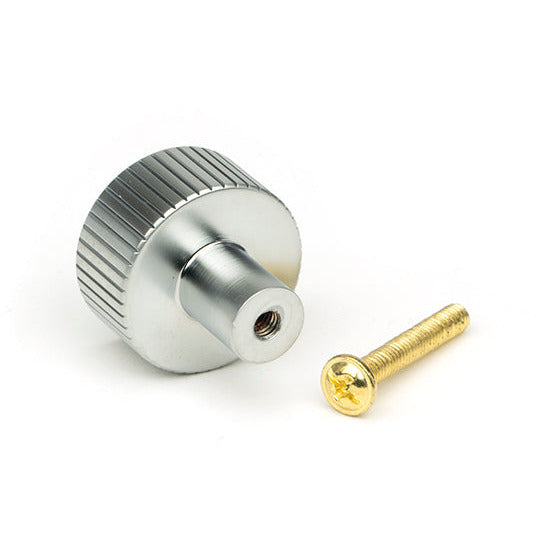 From The Anvil - Judd Cabinet Knob - 25mm (No rose) - Satin Chrome - 50413 - Choice Handles