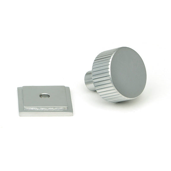 From The Anvil - Judd Cabinet Knob - 25mm (Square) - Satin Chrome - 50414 - Choice Handles