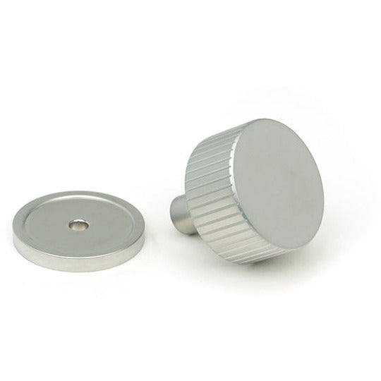 From The Anvil - Judd Cabinet Knob - 32mm (Plain) - Satin Chrome - 50415 - Choice Handles