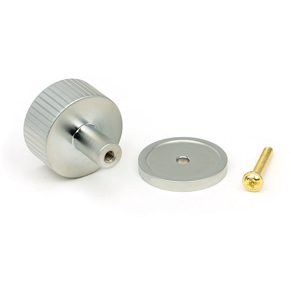From The Anvil - Judd Cabinet Knob - 32mm (Plain) - Satin Chrome - 50415 - Choice Handles