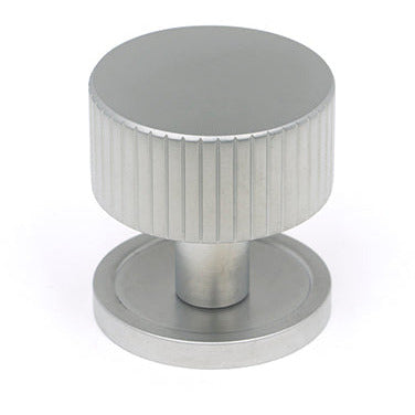 From The Anvil - Judd Cabinet Knob - 32mm (Plain) - Satin Chrome - 50415 - Choice Handles