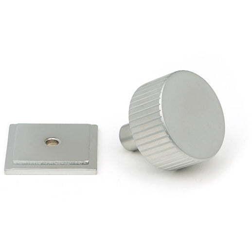 From The Anvil - Judd Cabinet Knob - 32mm (Square) - Satin Chrome - 50417 - Choice Handles
