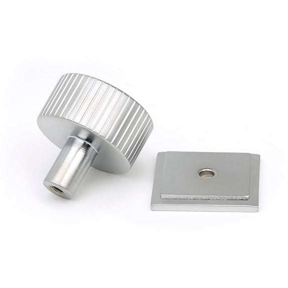 From The Anvil - Judd Cabinet Knob - 32mm (Square) - Satin Chrome - 50417 - Choice Handles