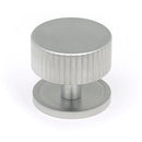 From The Anvil - Judd Cabinet Knob - 38mm (Plain) - Satin Chrome - 50418 - Choice Handles