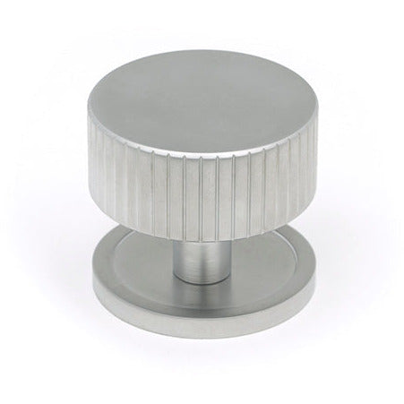 From The Anvil - Judd Cabinet Knob - 38mm (Plain) - Satin Chrome - 50418 - Choice Handles