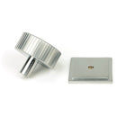 From The Anvil - Judd Cabinet Knob - 38mm (Square) - Satin Chrome - 50420 - Choice Handles