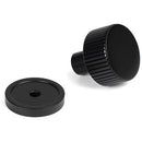 From The Anvil - Judd Cabinet Knob - 25mm (Plain) - Matt Black - 50424 - Choice Handles