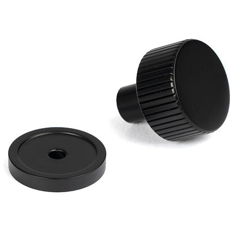 From The Anvil - Judd Cabinet Knob - 25mm (Plain) - Matt Black - 50424 - Choice Handles