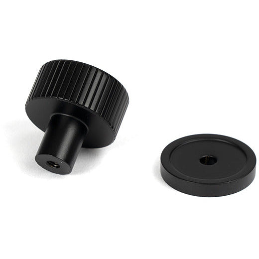 From The Anvil - Judd Cabinet Knob - 25mm (Plain) - Matt Black - 50424 - Choice Handles