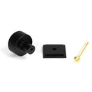 From The Anvil - Judd Cabinet Knob - 25mm (Square) - Matt Black - 50426 - Choice Handles