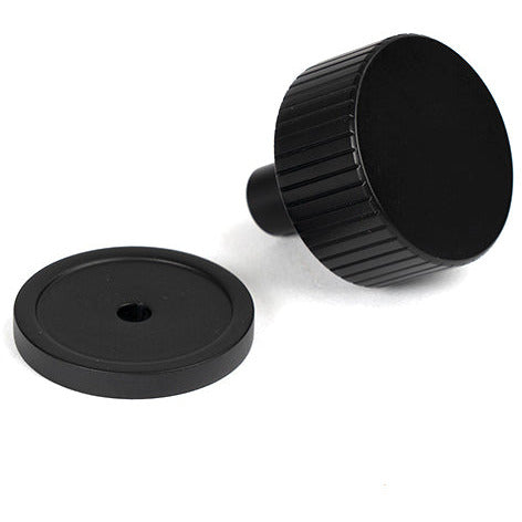 From The Anvil - Judd Cabinet Knob - 32mm (Plain) - Matt Black - 50427 - Choice Handles
