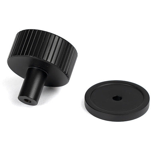 From The Anvil - Judd Cabinet Knob - 32mm (Plain) - Matt Black - 50427 - Choice Handles