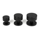 From The Anvil - Judd Cabinet Knob - 32mm (Plain) - Matt Black - 50427 - Choice Handles