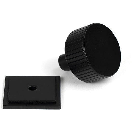 From The Anvil - Judd Cabinet Knob - 32mm (Square) - Matt Black - 50429 - Choice Handles