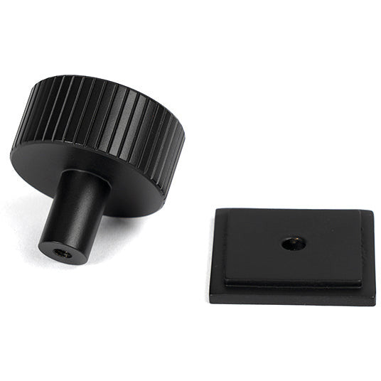 From The Anvil - Judd Cabinet Knob - 32mm (Square) - Matt Black - 50429 - Choice Handles