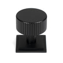 From The Anvil - Judd Cabinet Knob - 32mm (Square) - Matt Black - 50429 - Choice Handles