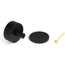 From The Anvil - Judd Cabinet Knob - 38mm (Plain) - Matt Black - 50430 - Choice Handles