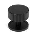 From The Anvil - Judd Cabinet Knob - 38mm (Plain) - Matt Black - 50430 - Choice Handles