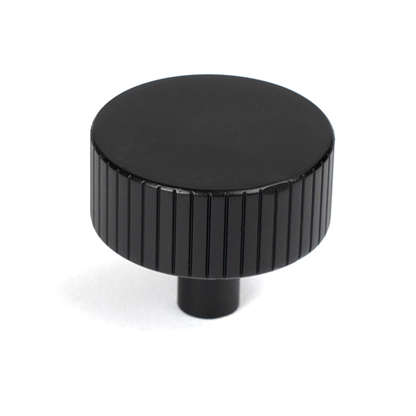 From The Anvil - Judd Cabinet Knob - 38mm (No rose) - Matt Black - 50431 - Choice Handles