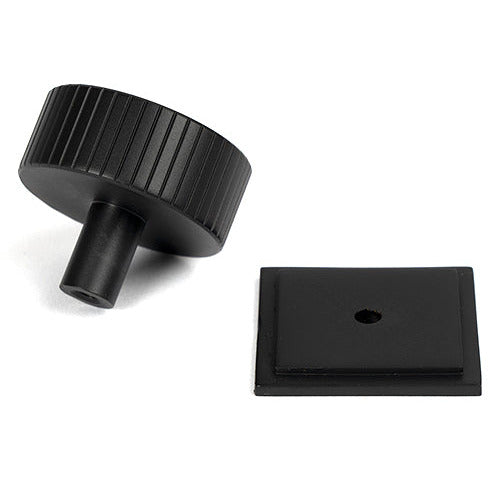 From The Anvil - Judd Cabinet Knob - 38mm (Square) - Matt Black - 50432 - Choice Handles