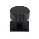 From The Anvil - Judd Cabinet Knob - 38mm (Square) - Matt Black - 50432 - Choice Handles