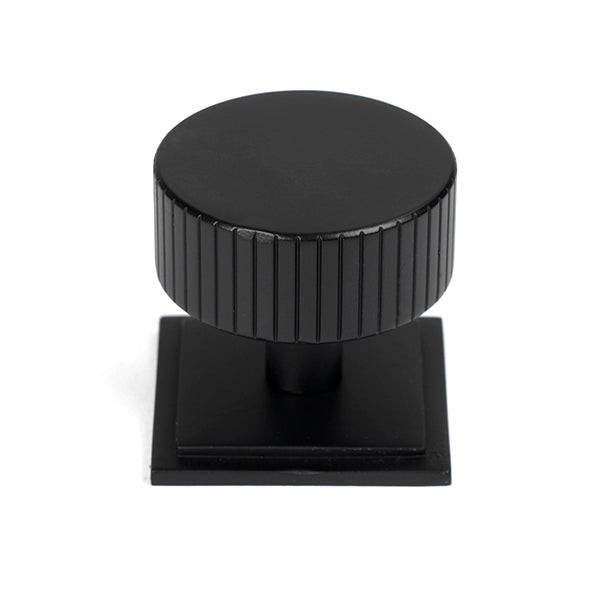 From The Anvil - Judd Cabinet Knob - 38mm (Square) - Matt Black - 50432 - Choice Handles
