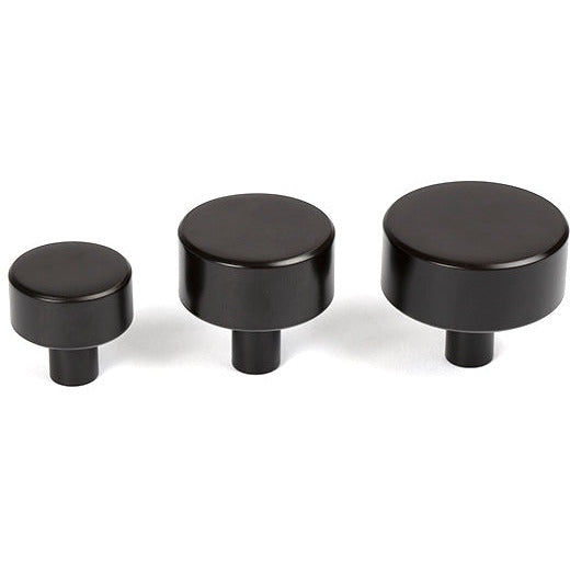 From The Anvil - Kelso Cabinet Knob - 32mm (No rose) - Aged Bronze - 50440 - Choice Handles