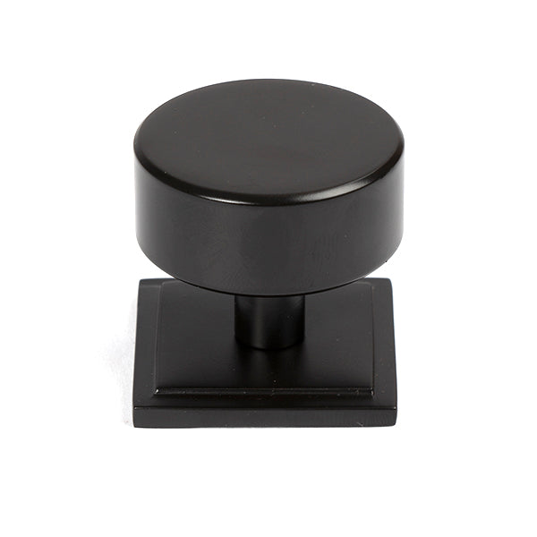 From The Anvil - Kelso Cabinet Knob - 38mm (Square) - Aged Bronze - 50444 - Choice Handles