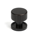 From The Anvil - Judd Cabinet Knob - 25mm (Plain) - Aged Bronze - 50448 - Choice Handles