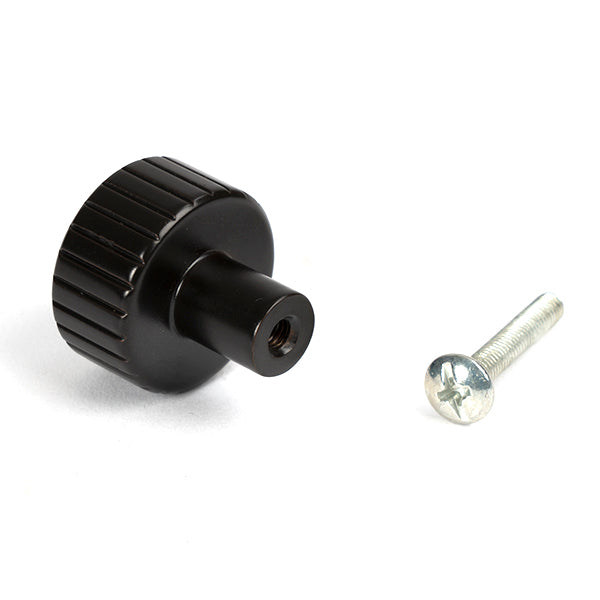 From The Anvil - Judd Cabinet Knob - 25mm (No rose) - Aged Bronze - 50449 - Choice Handles