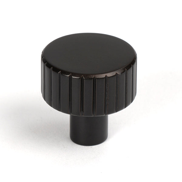 From The Anvil - Judd Cabinet Knob - 25mm (No rose) - Aged Bronze - 50449 - Choice Handles