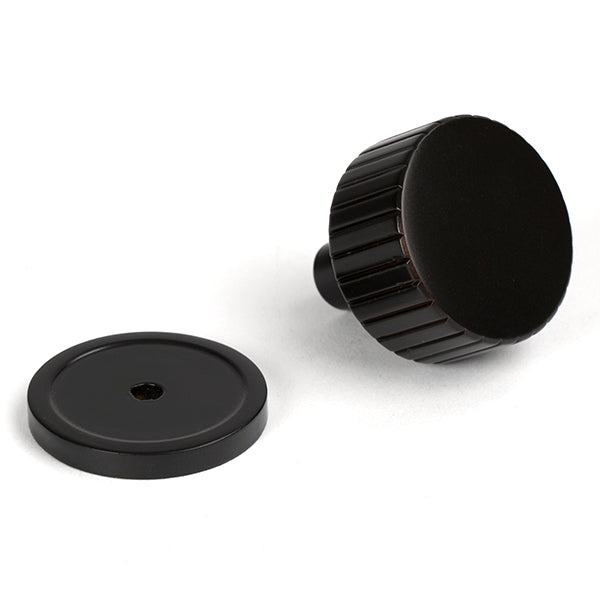 From The Anvil - Judd Cabinet Knob - 32mm (Plain) - Aged Bronze - 50451 - Choice Handles