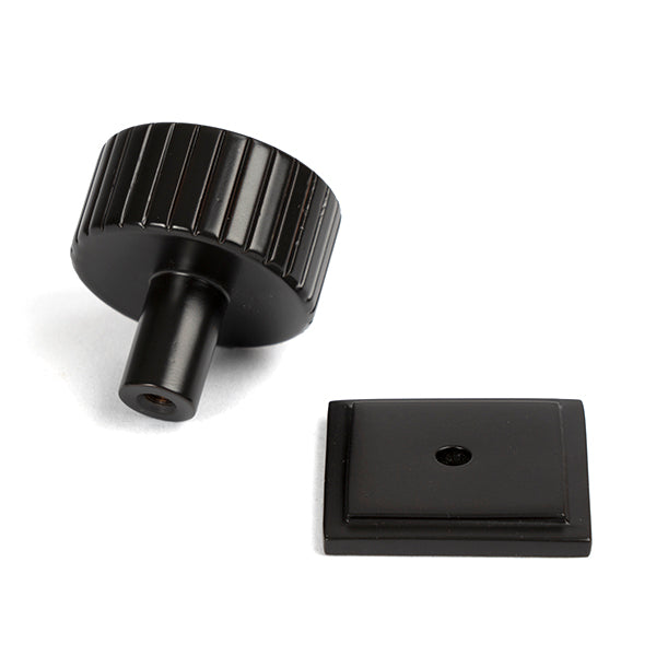 From The Anvil - Judd Cabinet Knob - 32mm (Square) - Aged Bronze - 50453 - Choice Handles