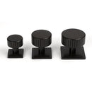 From The Anvil - Judd Cabinet Knob - 38mm (Square) - Aged Bronze - 50456 - Choice Handles