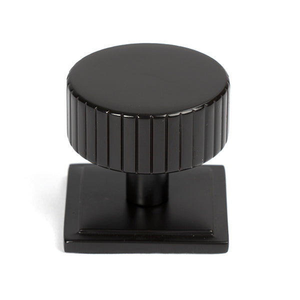 From The Anvil - Judd Cabinet Knob - 38mm (Square) - Aged Bronze - 50456 - Choice Handles