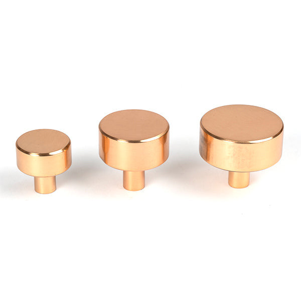 From The Anvil - Kelso Cabinet Knob - 25mm (No rose) - Polished Bronze - 50461 - Choice Handles