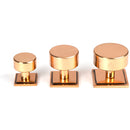 From The Anvil - Kelso Cabinet Knob - 25mm (Square) - Polished Bronze - 50462 - Choice Handles
