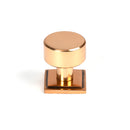 From The Anvil - Kelso Cabinet Knob - 25mm (Square) - Polished Bronze - 50462 - Choice Handles