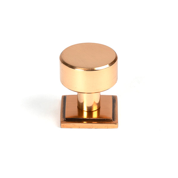 From The Anvil - Kelso Cabinet Knob - 25mm (Square) - Polished Bronze - 50462 - Choice Handles