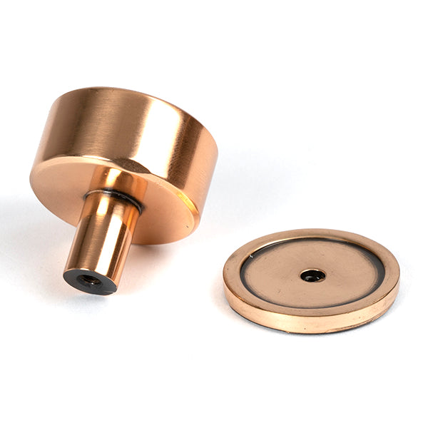 From The Anvil - Kelso Cabinet Knob - 32mm (Plain) - Polished Bronze - 50463 - Choice Handles