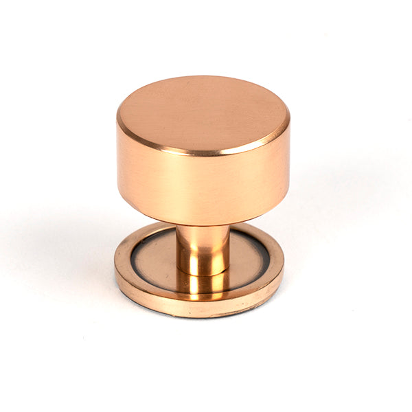 From The Anvil - Kelso Cabinet Knob - 32mm (Plain) - Polished Bronze - 50463 - Choice Handles