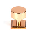 From The Anvil - Kelso Cabinet Knob - 32mm (Square) - Polished Bronze - 50465 - Choice Handles