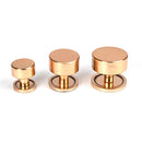 From The Anvil - Kelso Cabinet Knob - 38mm (Plain) - Polished Bronze - 50466 - Choice Handles