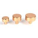 From The Anvil - Kelso Cabinet Knob - 38mm (No rose) - Polished Bronze - 50467 - Choice Handles