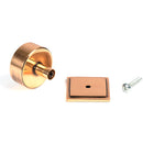 From The Anvil - Kelso Cabinet Knob - 38mm (Square) - Polished Bronze - 50468 - Choice Handles