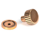 From The Anvil - Judd Cabinet Knob - 25mm (Plain) - Polished Bronze - 50472 - Choice Handles