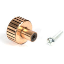 From The Anvil - Judd Cabinet Knob - 25mm (No rose) - Polished Bronze - 50473 - Choice Handles