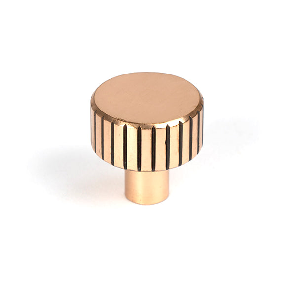 From The Anvil - Judd Cabinet Knob - 25mm (No rose) - Polished Bronze - 50473 - Choice Handles